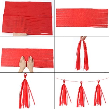 Lovely 20pcs Valentine Hearts Garland for Parties