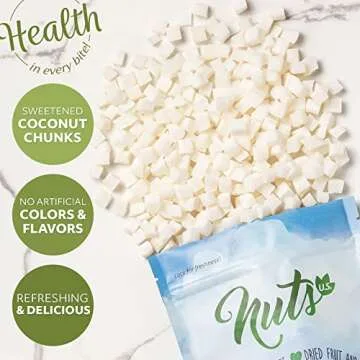Sweetened Coconut Chunks in Resealable Bags | NUTS U.S.