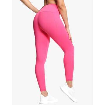 Tummy Control High Waist Workout Leggings with Pockets