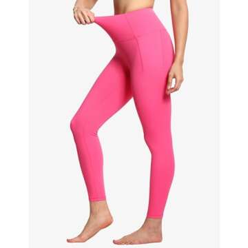 Tummy Control High Waist Workout Leggings with Pockets