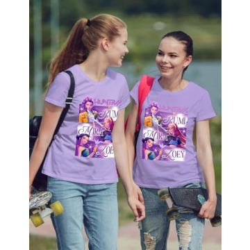 Huntrix Shirt - Demon Hunters K-Pop Graphic Tee For All Ages