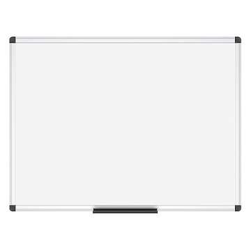 VIZ-PRO Magnetic Dry Erase Board, 24 X 18 Inches, Silver Aluminium Frame
