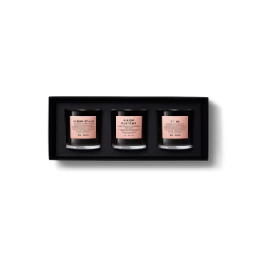 Boy Smells Luxury Scented Votive Candle Set - 3 Pack