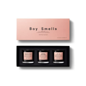 Boy Smells Luxury Scented Votive Candle Set - 3 Pack