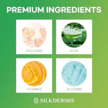 SILKDERMIS Forehead Wrinkle Patches 12Pcs with Smile Line Patches 24Pcs with Aloe, Collagen, Vitamin E, Forehead Wrinkles Treatment and Smile Lines Treatment