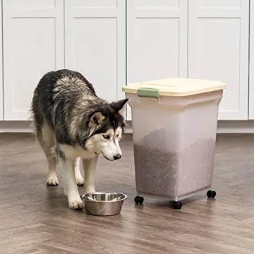 Airtight Dog Food Storage Container with Wheels