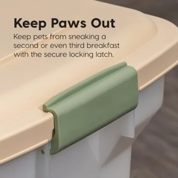 Airtight Dog Food Storage Container with Wheels