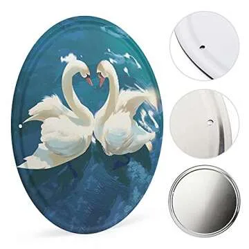 Dreacoss Rustic Round Metal Tin Sign for Home Decor