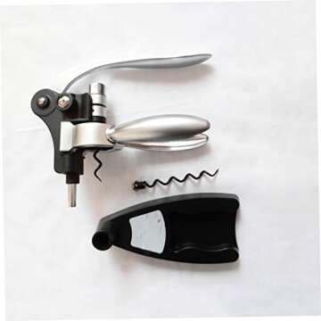MOLUCKFU Bottle Opener Cap Opener Wine Opener Corkickle Slicier Jar Opener Corkscrew Opener Corkcircle Style Corkscrew Composite Cork Opener Synthetic Cork Opener Fragile Cork Opener