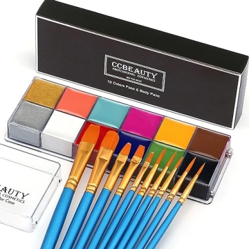 Vibrant CCbeauty Face Paint Palette for Any Occasion