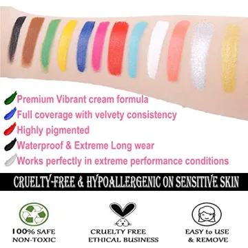Vibrant CCbeauty Face Paint Palette for Any Occasion