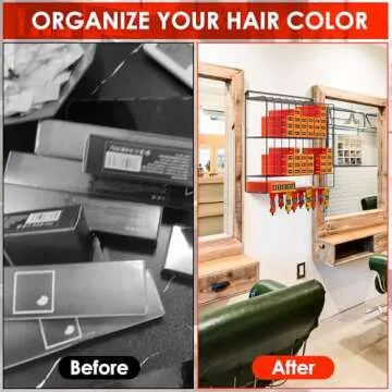 yeshine Large Hair Color Organizer for Salon Storage