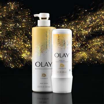 Olay In-Shower Rinse-Off Body Conditioner for Dry Skin with B3 and Shea Butter for Lasting Hydration, 8 Fl Oz (Pack of 6)