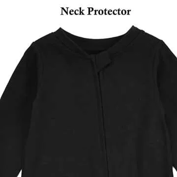 Aablexema Organic Cotton Baby Footie Pajamas with Mittens