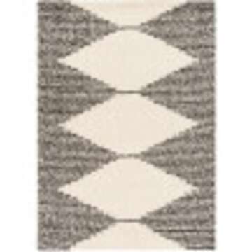 Livabliss Garrison Geometric Shag Area Rug - Durable and Stylish