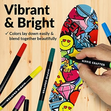 Vibrant Permanent Fabric Markers for Creative Projects