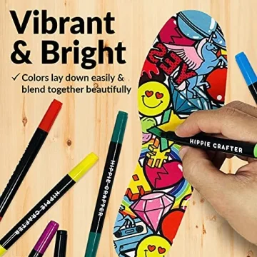 Vibrant Permanent Fabric Markers for Creative Projects