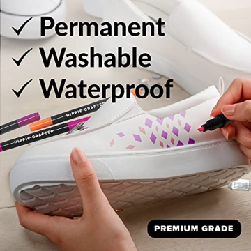 Vibrant Permanent Fabric Markers for Creative Projects