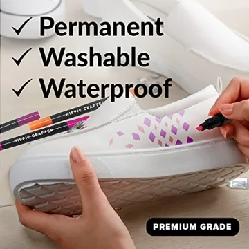 Vibrant Permanent Fabric Markers for Creative Projects