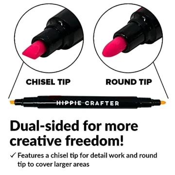 Vibrant Permanent Fabric Markers for Creative Projects