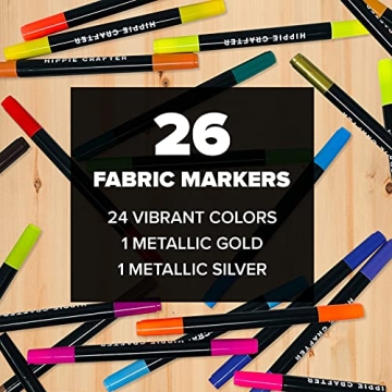 Vibrant Permanent Fabric Markers for Creative Projects