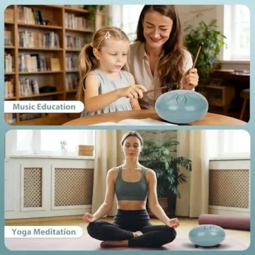 JINBAITAI Bear Steel Tongue Drum for Kids and Adults