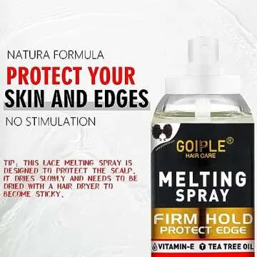 Lace Melting and Holding Spray Glue-Less Hair Adhesive for Wigs, Lace Bond Adhesive Spray Wig Spray ...