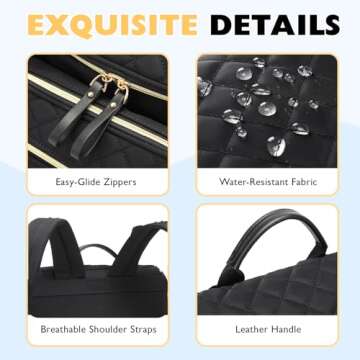 LORADI Diaper Bag: Water-Resistant Travel Backpack with Insulated Pockets