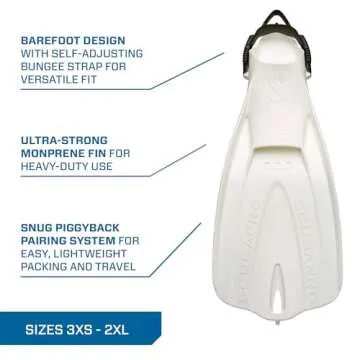 Scubapro GO Travel Fins - White