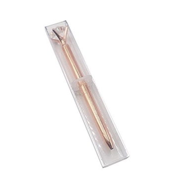 Bling Diamond Crystal Crown Scepter Ballpoint Pen in Pink