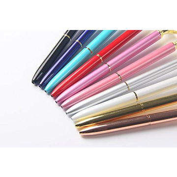 Bling Diamond Crystal Crown Scepter Ballpoint Pen in Pink