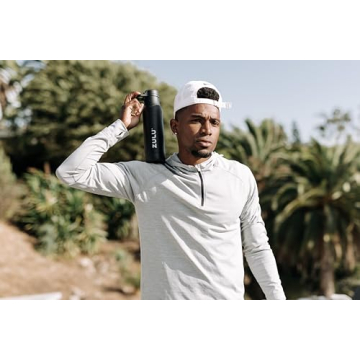 Zulu Ace 24oz Insulated Steel Water Bottle - Black