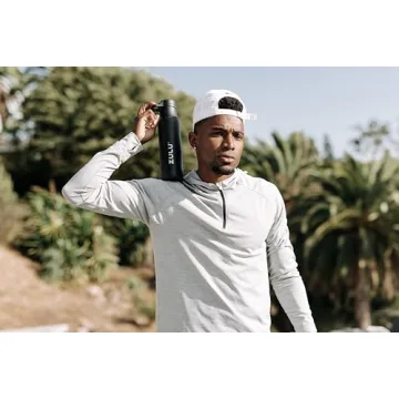 Zulu Ace 24oz Insulated Steel Water Bottle - Black