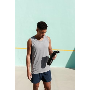 Zulu Ace 24oz Insulated Steel Water Bottle - Black