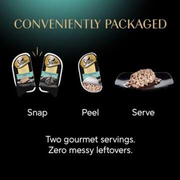 Sheba Perfect Portions Wet Cat Food Cuts in Gravy With Sustainable Tuna, 2.6 oz., Twin-Pack Trays (24 Count, 48 Servings)