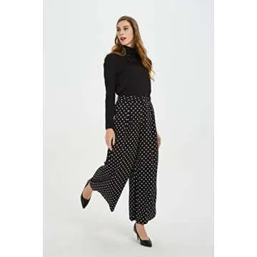 Tronjori Women High Waist Culottes for Style & Comfort