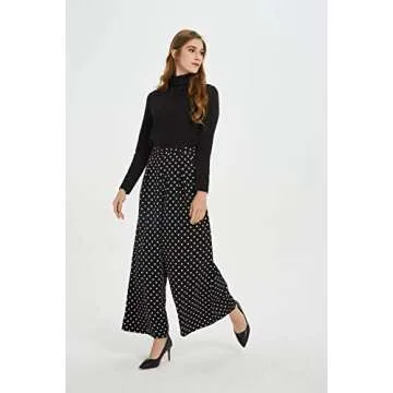 Tronjori Women High Waist Culottes for Style & Comfort