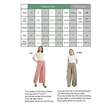 Tronjori Women High Waist Culottes for Style & Comfort