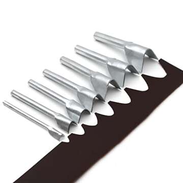 Bleiou Leather Punch Set - 7 Sizes for DIY Crafts