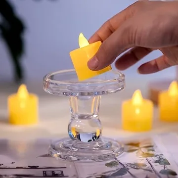 Flameless LED Tea Lights for Safe and Elegant Decor