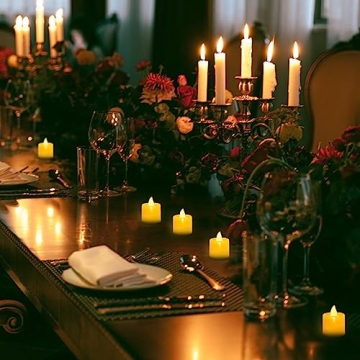 Flameless LED Tea Lights for Safe and Elegant Decor