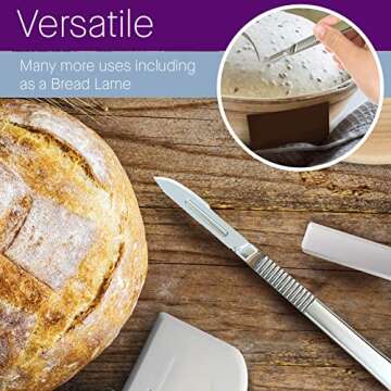 Premium Scalpel Handle #3 - Rust Proof, Durable and Sharp