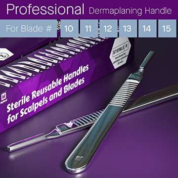 Premium Scalpel Handle #3 - Rust Proof, Durable and Sharp