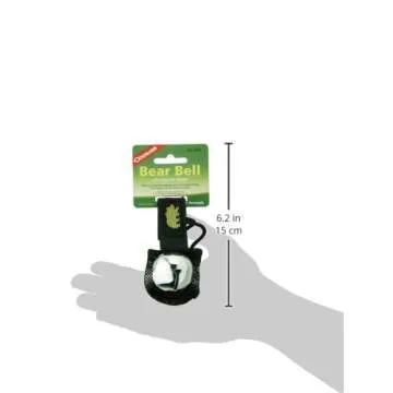 Coghlan's Bear Bell with Magnetic Silencer, Black