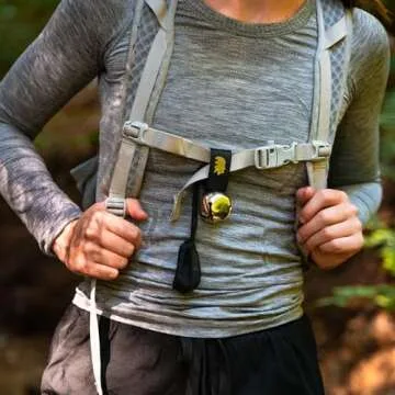 Coghlan's Bear Bell with Magnetic Silencer, Black