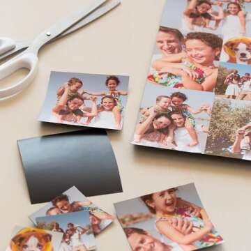 Avery Printable Magnet Sheets, 8.5" x 11", Inkjet Printer, 5 White Magnetic Sheets (3270)