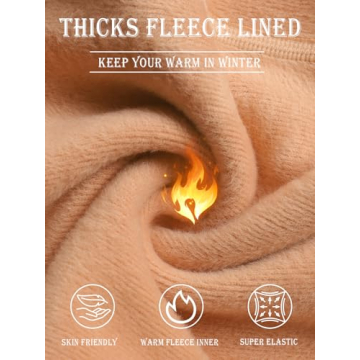 Plus Size Fleece Lined Sheer Tights for Women