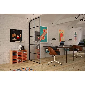 Safco Wooden Paper Organizer with 24 Compartments