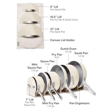 Caraway Nonstick Ceramic Cookware Set 16 Piece