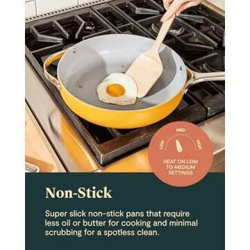 Caraway Nonstick Ceramic Cookware Set 16 Piece